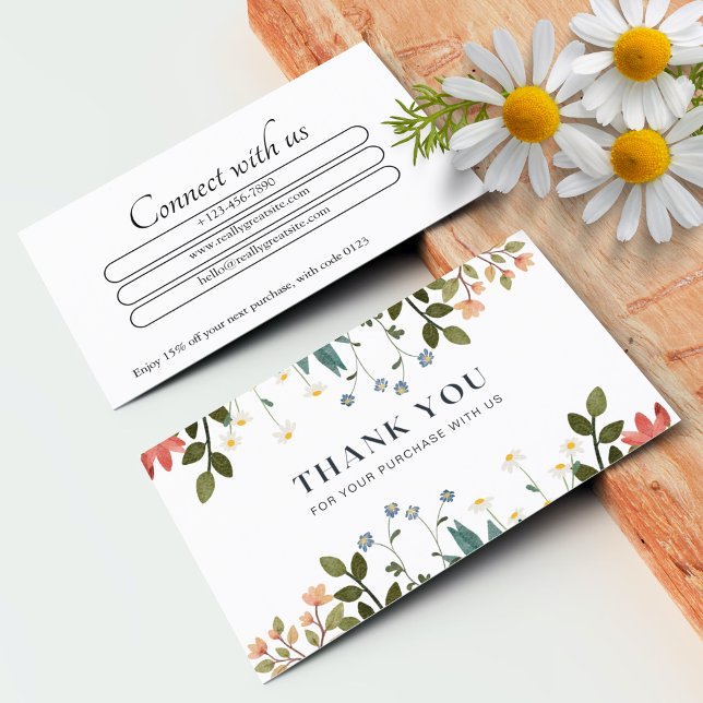 Personalisiert Dankeschön Karten Beruflich (Personalized Thank You Cards Professional)