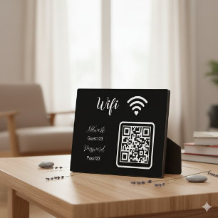 Personalisiert Das Wifi-Kennwort für Unternehmen Fotoplatte
