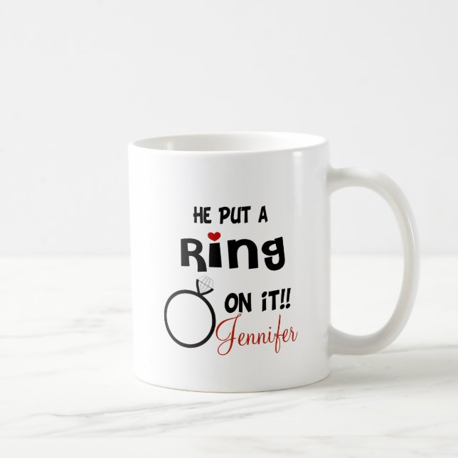 Personalisiert, dass er ihn anschrieb kaffeetasse (Rechts)