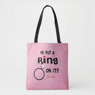 Personalisiert, dass er ihn anschrieb tasche