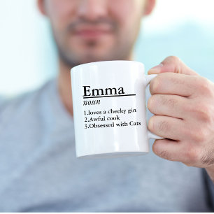 Personalisiert Definition Kaffee Individuelle Name Kaffeetasse