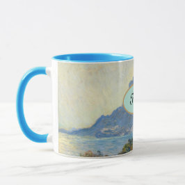 Personalisiert "Dein Name" Claude Monet Mountain Tasse