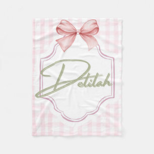 Personalisiert Delilah Baby Girl Kinderzimmer Ging Fleecedecke