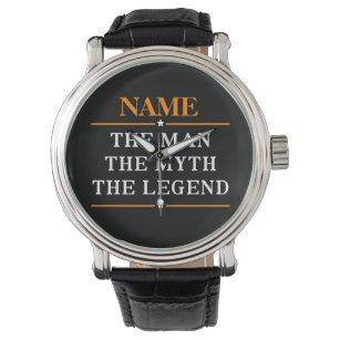 Personalisiert den Mann, den Mythos, die Legende Armbanduhr