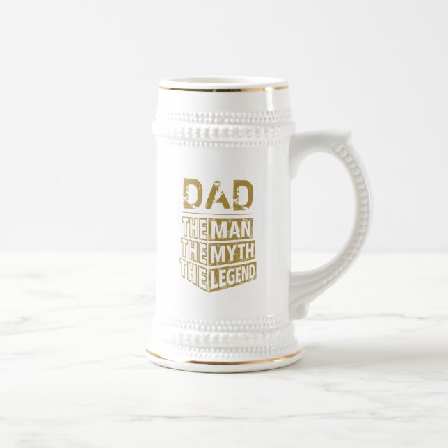 Personalisiert den Mann, den Mythos, die Legende Bierglas (Rechts)