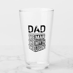 Personalisiert den Mann, den Mythos, die Legende Glas