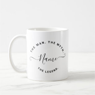 Personalisiert den Mann, den Mythos, die Legende Kaffeetasse