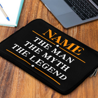 Personalisiert den Mann, den Mythos, die Legende Laptopschutzhülle
