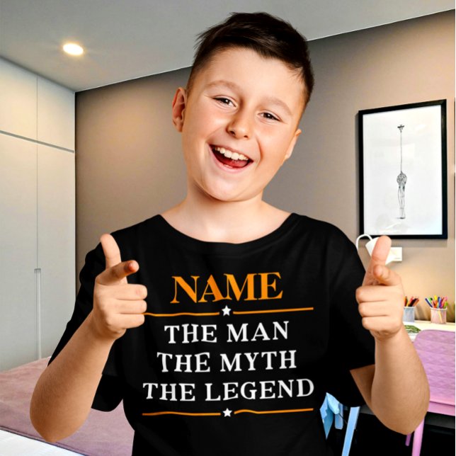 Personalisiert den Mann, den Mythos, die Legende T-Shirt (Von Creator hochgeladen)