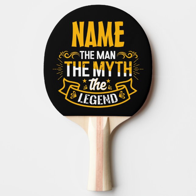 Personalisiert den Mann, den Mythos, die Legende Tischtennis Schläger (Vorderseite)