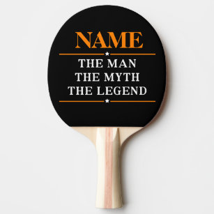 Personalisiert den Mann, den Mythos, die Legende Tischtennis Schläger