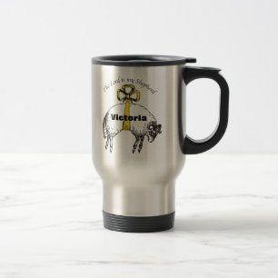 Personalisiert Der HERR ist mein Hirte Psalm 23 Reisebecher