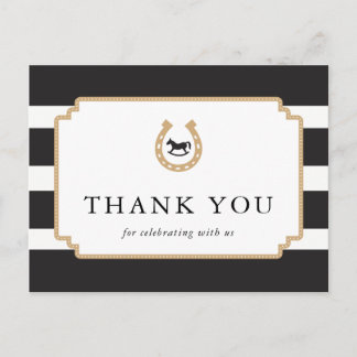 Personalisiert Derby danke Ihnen Postcard Baby Dus Postkarte