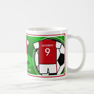 Personalisiert Designer Soccer Tasse RW