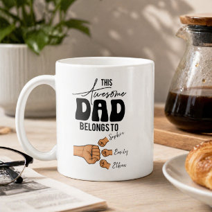 Personalisiert Dieser großartige Vater gehört Be Kaffeetasse