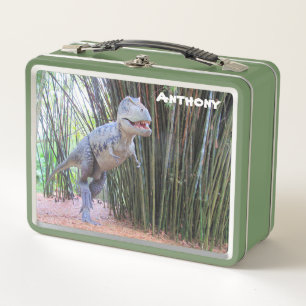 Personalisiert Dinosaur - Daspletosaurier Metall Brotdose