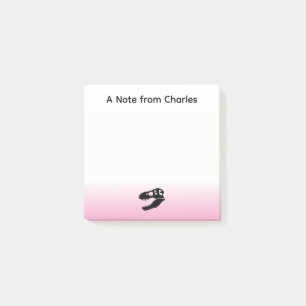 Personalisiert Dinosaur T. rex Post-it Klebezettel