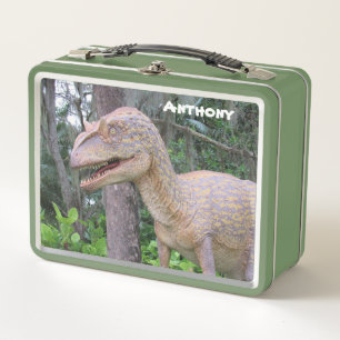 Personalisiert Dinosaurier - Allosaurus Metall Brotdose