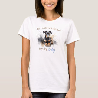 Personalisiert Doberman Pinscher T - Shirt