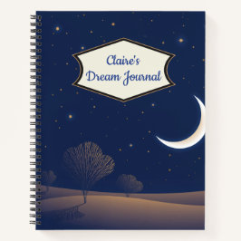 Personalisiert Dream Journal Notizbuch