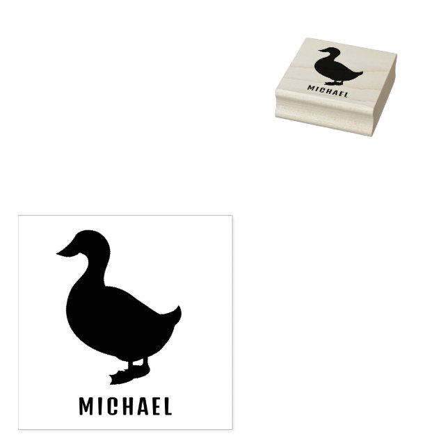 personalisiert Duck Gummistempel (Stempel)