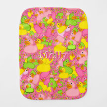 Personalisiert-Ducks-and-Dots-Style, 2-rosa, dunke