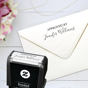 Personalisiert durch benutzerdefinierte Signatur g Permastempel