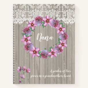 Personalisiert Ein Garten der Liebe Notizbuch