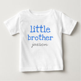 Personalisiert Einen Namen als blauer Text hinzufü Baby T-shirt