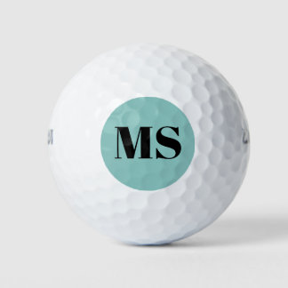 Personalisiert-Einfache Monogramm-Modernität Golfball