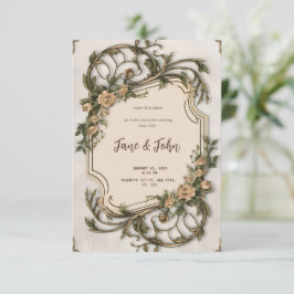 [Personalisiert] Einladung zur Hochzeit im elegant