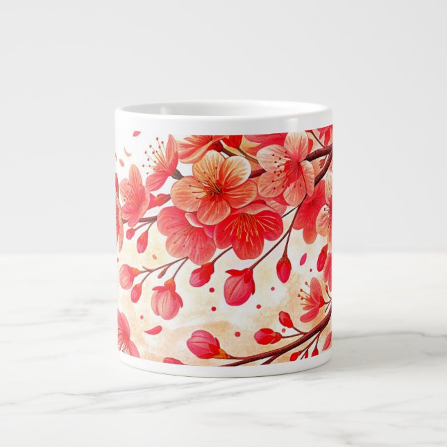 Personalisiert - Einzigartige Geschenkidee zum Geb Jumbo-Tasse (Vorderseite)
