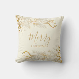 Personalisiert Elegant Golden Einzigartig Frohe We Kissen