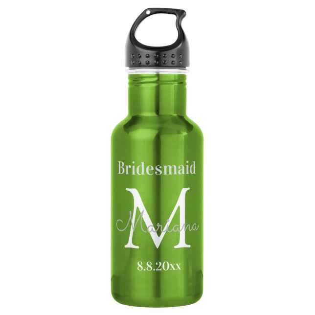 personalisiert elegant und stilvoll edelstahlflasche (Vorderseite)