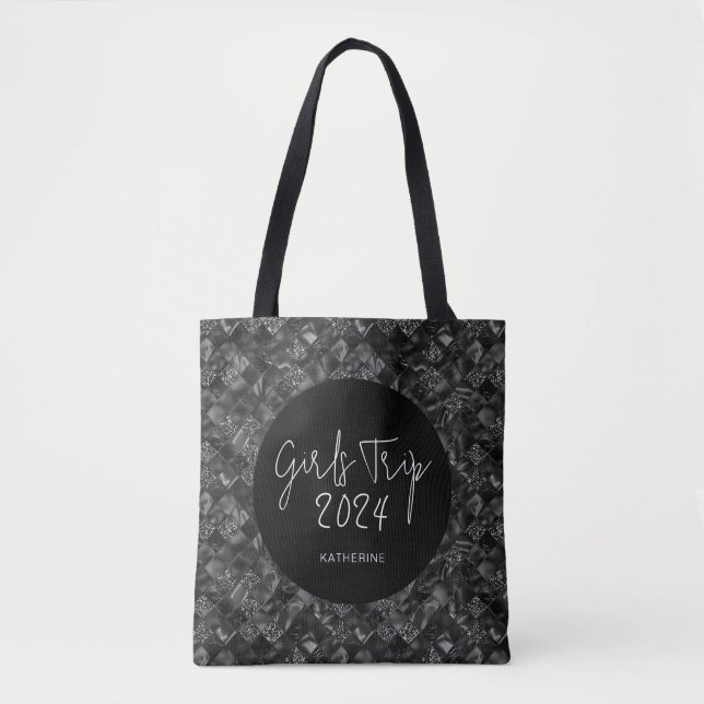 Personalisiert Elegante Girls Tour Imitate Glitzer Tasche (Vorderseite)