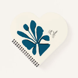Personalisiert Elegantes Bloom Notizbuch