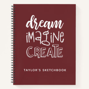 Personalisiert Elegantes Sketchbook Notizbuch