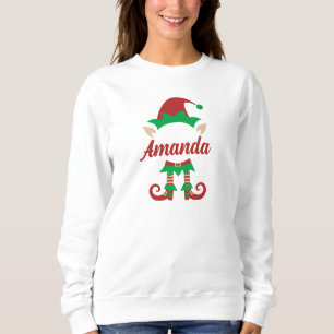 Personalisiert Elf Sweatshirt T - Shirt