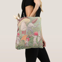Personalisiert Elsa Beskow Fairytale Mushroom Tasc Tasche