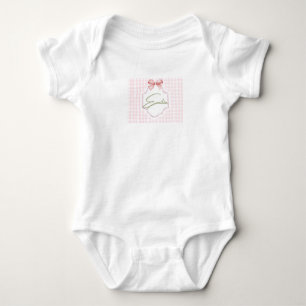 Personalisiert Emilia Baby Girl Kinderzimmer Bow&G Strampler