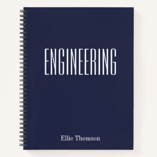 Personalisiert Engineering Graph Paper Einfaches D Notizbuch