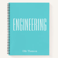 Personalisiert Engineering Graph Paper Simple Aqua