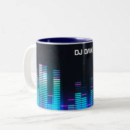 Personalisiert Equalizer-Tasse Zweifarbige Tasse