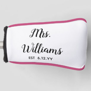 Personalisiert Est Your Date Present for Bride Golf Headcover