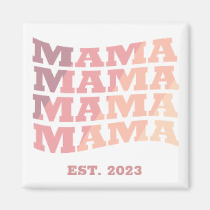 Personalisiert etabliertes Mama Magnet