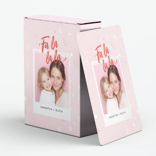 Personalisiert Fa La La La La La Pink Weihnachtsfe Spielkarten