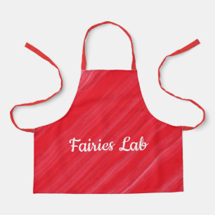 Personalisiert Fairies Labrador Rosa Rot Schürze