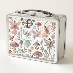 Personalisiert Fairy Metall Brotdose
