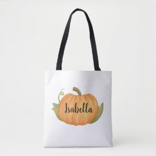 Personalisiert Fall Pumpkin Tasche