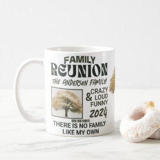 PERSONALISIERT FAMILY WIEDERSEHEN OAK KAFFEETASSE